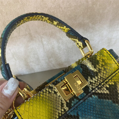 High Quality Luxury Fendi Peekaboo Bag Small product detail
