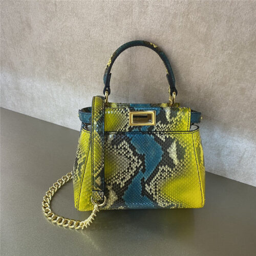 High Quality Luxury Fendi Peekaboo Bag Small alternate view