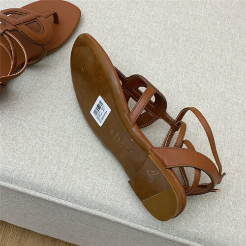 High Quality Luxury Dior Cd Letter Logo Flat Cutout Sandals – Style 84550 product detail