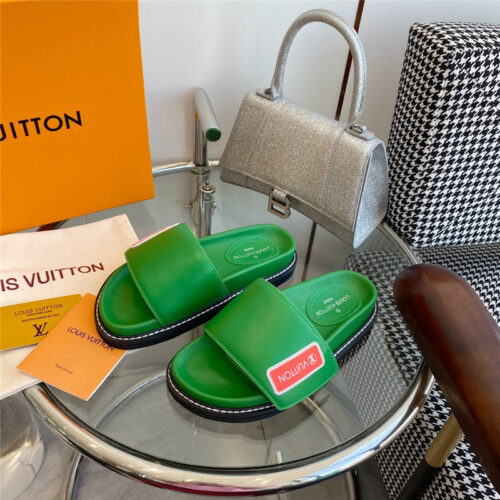 High Quality Luxury Louis Vuitton Velcro Platform Sandals – Style 73987 product detail