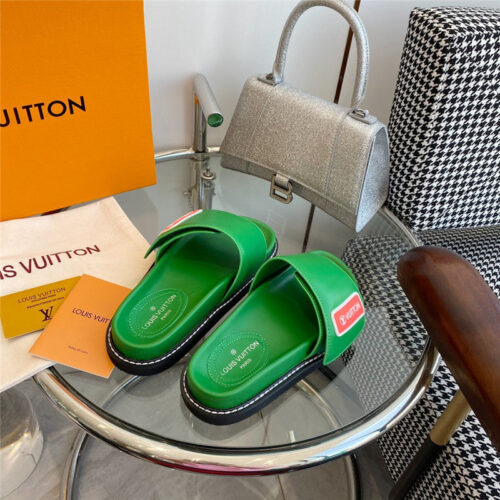 High Quality Luxury Louis Vuitton Velcro Platform Sandals – Style 73987 product detail