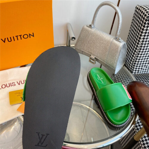 High Quality Luxury Louis Vuitton Velcro Platform Sandals – Style 73987 product detail