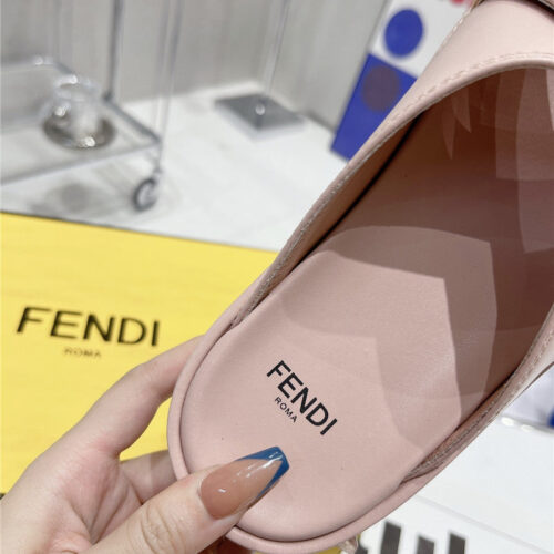 High Quality Luxury Fendi Metal Logo Slides product detail
