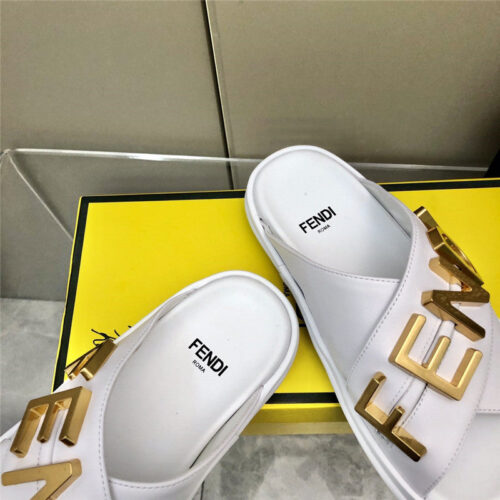 High Quality Luxury Fendi Cross Flat Sandals – Style 07187 product detail