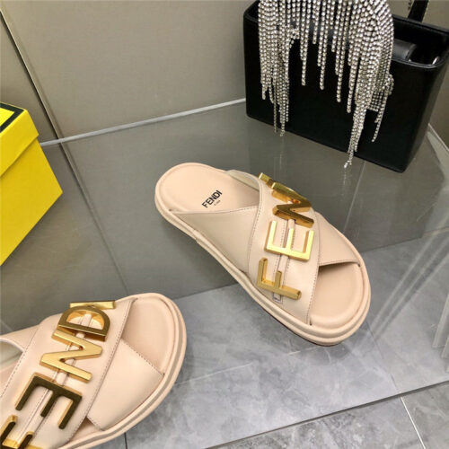 High Quality Luxury Fendi Cross Flat Sandals – Style 65939 product detail
