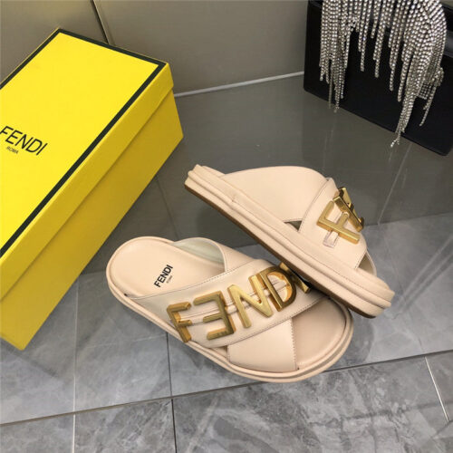 High Quality Luxury Fendi Cross Flat Sandals – Style 65939 product detail
