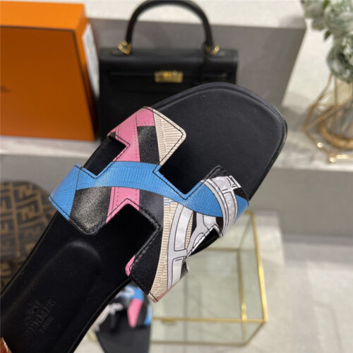 High Quality Luxury Hermes Early Spring New Color Slippers – Style 36035 product detail