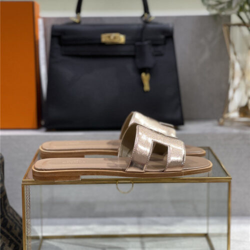 High Quality Luxury Hermes Early Spring New Color Slippers product detail