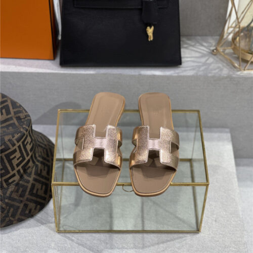 High Quality Luxury Hermes Early Spring New Color Slippers product detail