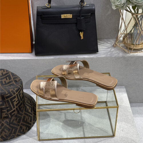 High Quality Luxury Hermes Early Spring New Color Slippers product detail