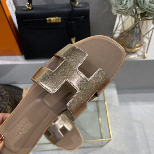 High Quality Luxury Hermes Early Spring New Color Slippers product detail