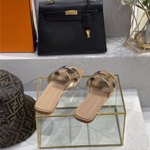High Quality Luxury Hermes Early Spring New Color Slippers product detail
