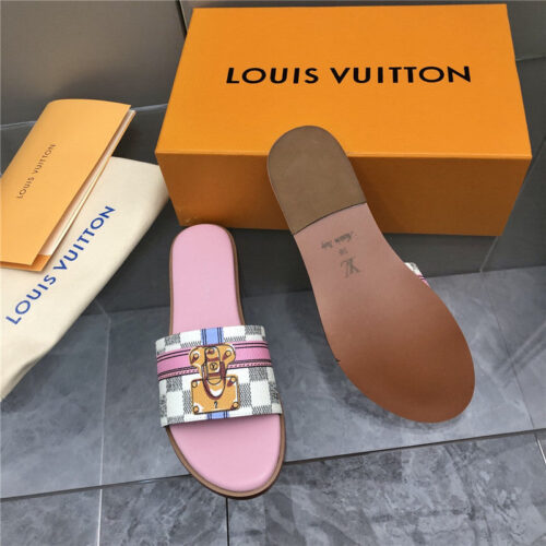 High Quality Luxury Louis Vuitton Slippers – Style 35459 product detail