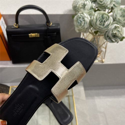 High Quality Luxury Hermes Early Spring New Color Slippers – Style 44515 product detail