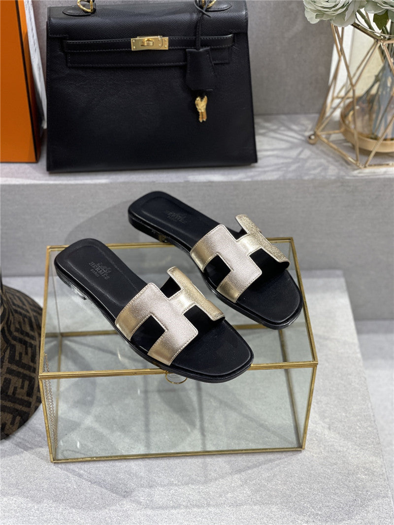 High Quality Luxury Hermes Early Spring New Color Slippers – Style 44515