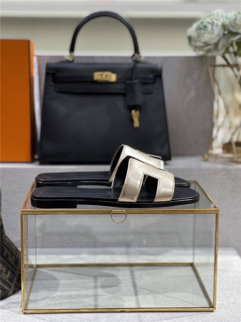High Quality Luxury Hermes Early Spring New Color Slippers – Style 44515 product detail