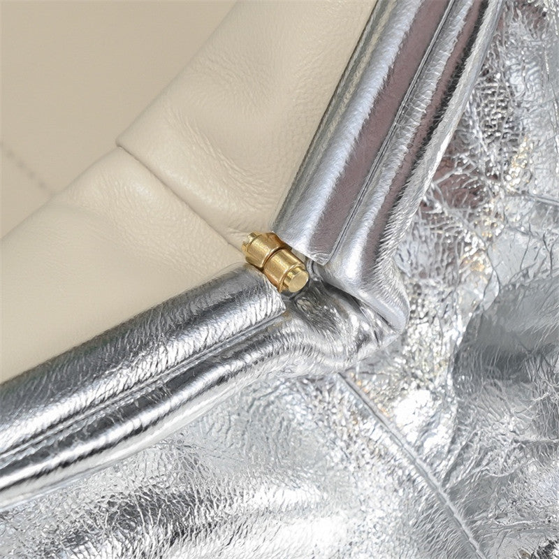 High Quality Luxury Bottega Veneta The Pouch Bag Silver product detail