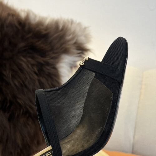 High Quality Luxury Chanel High Heel Slippers product detail