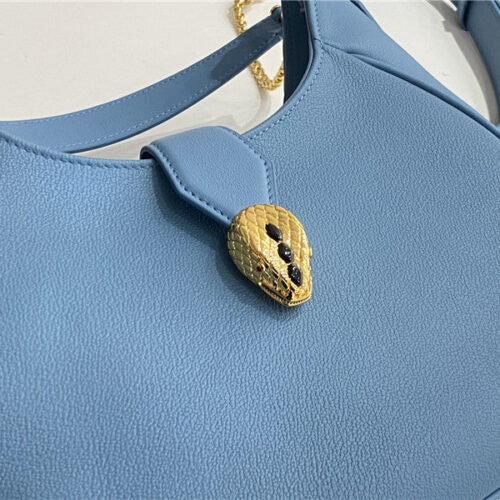 High Quality Luxury Bvlgari Serpenti Leather Hobo Bag – Style 42614 product detail