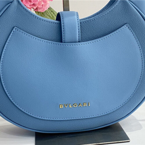 High Quality Luxury Bvlgari Serpenti Leather Hobo Bag – Style 42614 product detail