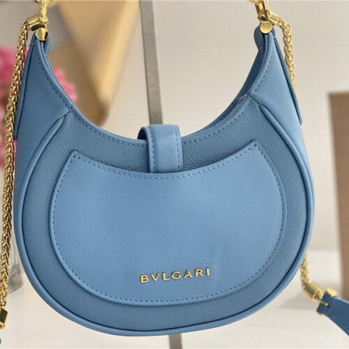High Quality Luxury Bvlgari Mini Serpenti Leather Hobo Bag – Style 42541 product detail