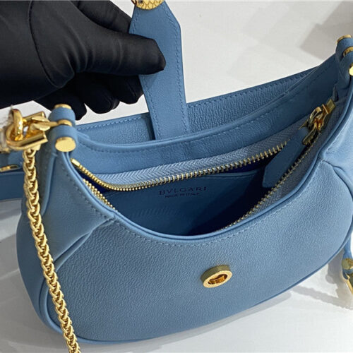High Quality Luxury Bvlgari Mini Serpenti Leather Hobo Bag – Style 42541 product detail