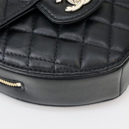 High Quality Luxury Chanel Diamond Heart Bag Black product detail