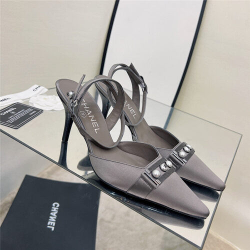 High Quality Luxury Chanel Pearl Buckle Sandals