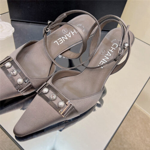 High Quality Luxury Chanel Pearl Buckle Sandals product detail