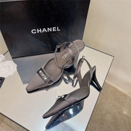 High Quality Luxury Chanel Pearl Buckle Sandals product detail