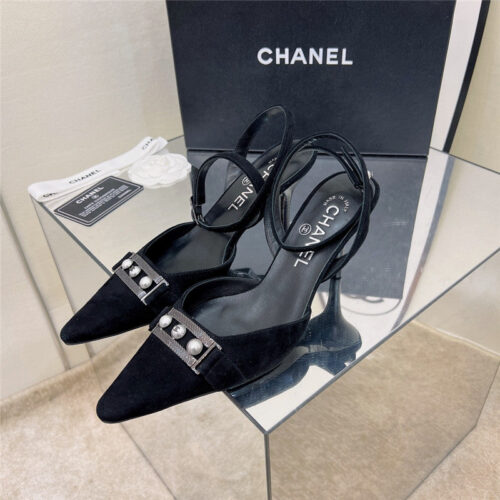 High Quality Luxury Chanel Pearl Buckle Sandals – Style 31110
