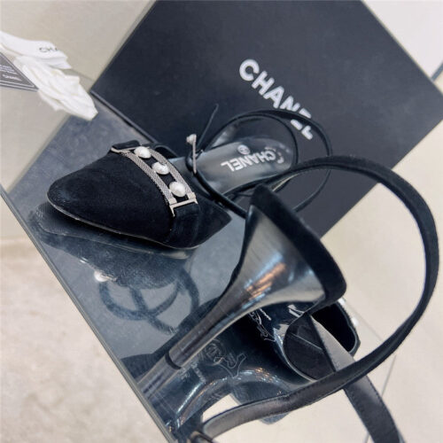 High Quality Luxury Chanel Pearl Buckle Sandals – Style 31110 product detail