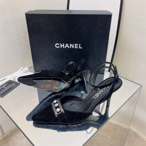 High Quality Luxury Chanel Pearl Buckle Sandals – Style 31110 product detail
