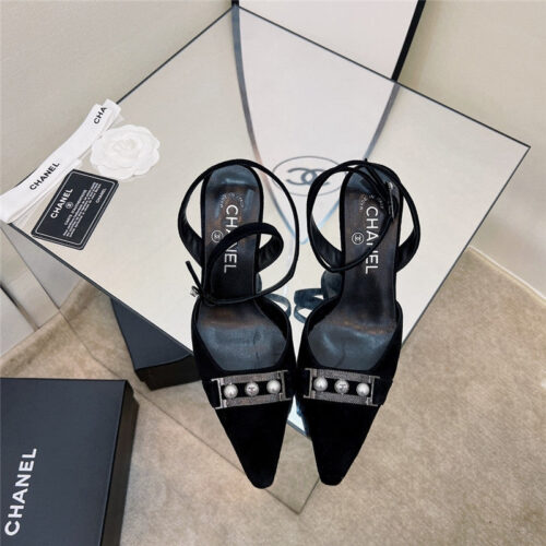High Quality Luxury Chanel Pearl Buckle Sandals – Style 31110 product detail