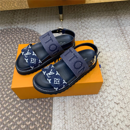 High Quality Luxury Louis Vuitton Flat Sandals – Style 41635 alternate view