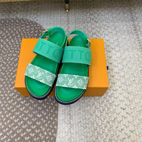 High Quality Luxury Louis Vuitton Flat Sandals – Style 08867 alternate view