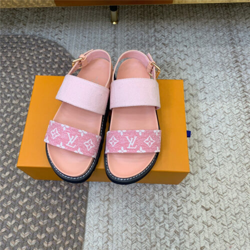 High Quality Luxury Louis Vuitton Flat Sandals – Style 43331 alternate view