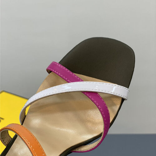 High Quality Luxury Fendi Mink Heeled Sandals – Style 75571 product detail