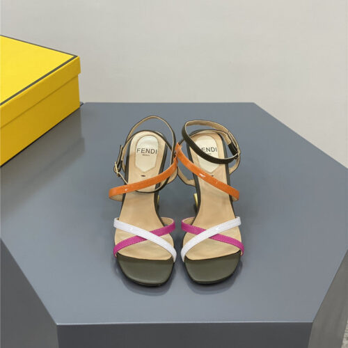 High Quality Luxury Fendi Mink Heeled Sandals – Style 75571 product detail