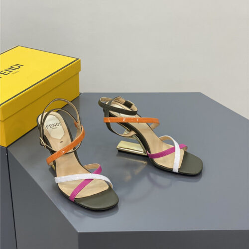 High Quality Luxury Fendi Mink Heeled Sandals – Style 75571 product detail