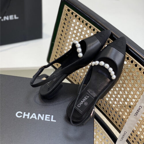 High Quality Luxury Chanel Pearl Sandals – Style 16390 product detail