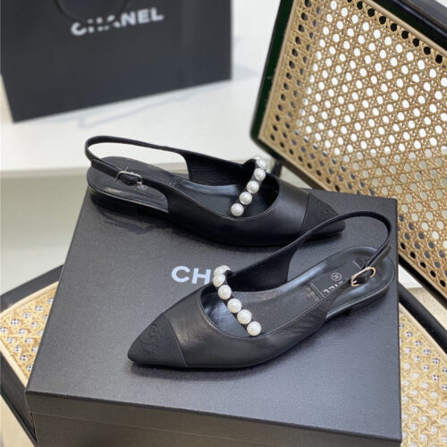 High Quality Luxury Chanel Pearl Sandals – Style 16390 product detail