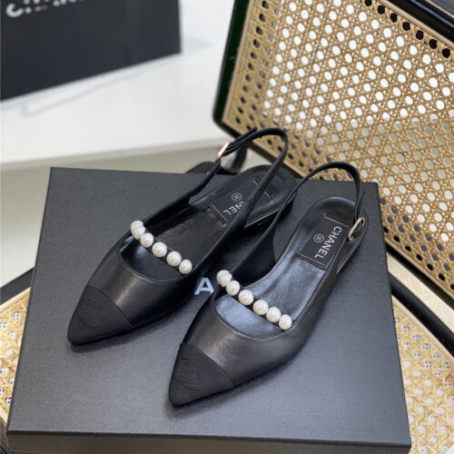 High Quality Luxury Chanel Pearl Sandals – Style 16390 product detail