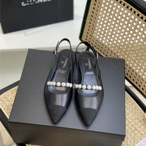 High Quality Luxury Chanel Pearl Sandals – Style 16390 product detail