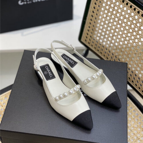 High Quality Luxury Chanel Pearl Sandals – Style 85318