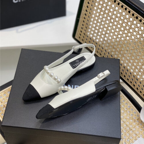 High Quality Luxury Chanel Pearl Sandals – Style 85318 product detail