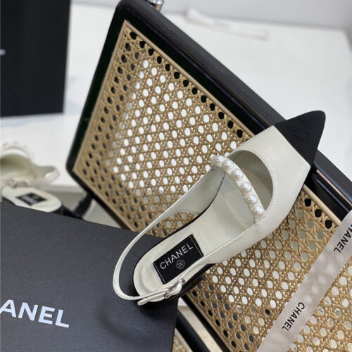 High Quality Luxury Chanel Pearl Sandals – Style 85318 product detail