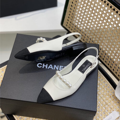 High Quality Luxury Chanel Pearl Sandals – Style 85318 product detail