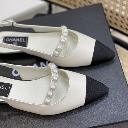 High Quality Luxury Chanel Pearl Sandals – Style 85318 product detail