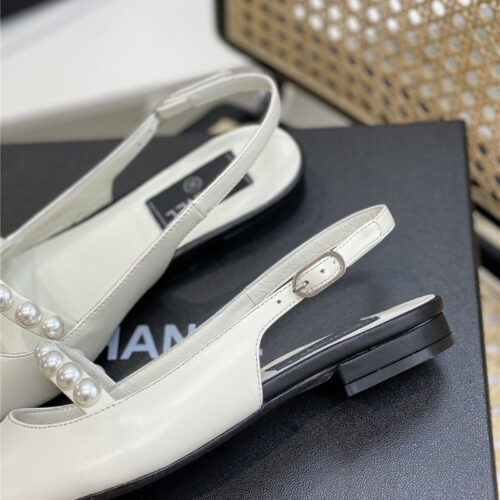 High Quality Luxury Chanel Pearl Sandals – Style 85318 product detail